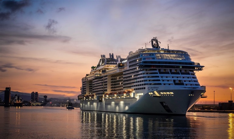 Visita Técnica nos Navios da MSC
