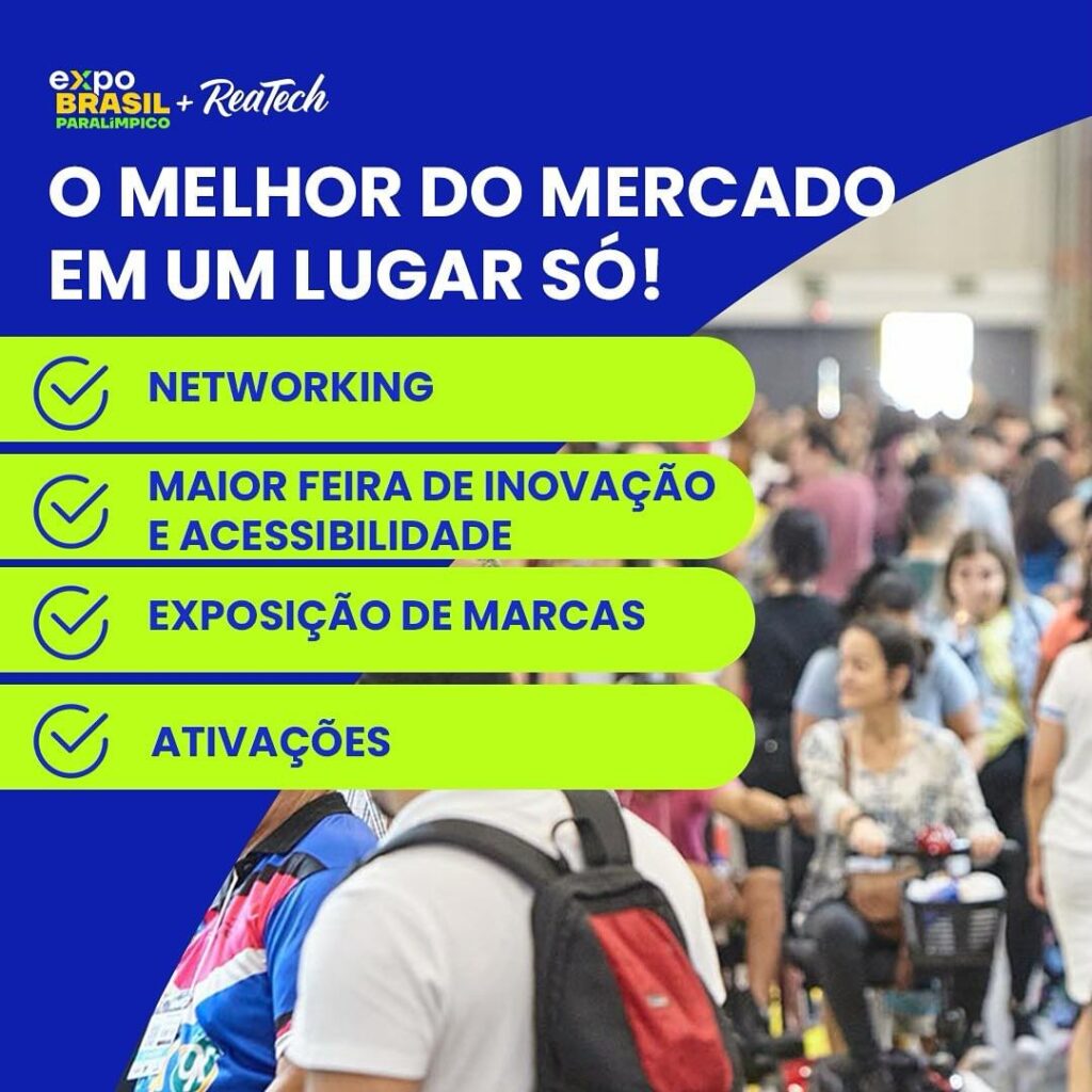 Credenciamento liberado para a 2ª edição da Expo Brasil Paralímpico